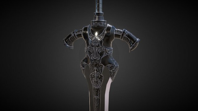 Artorias Sword (remastered) 3D Model
