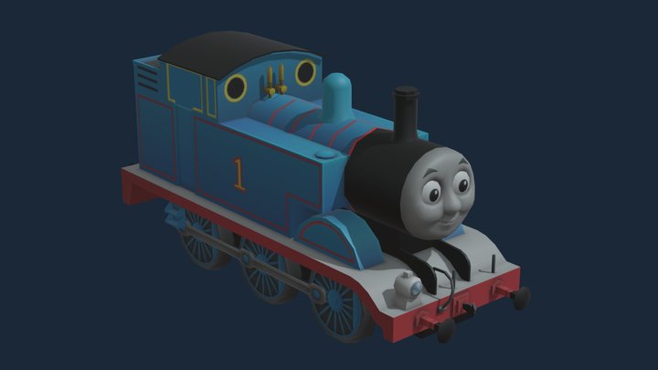 Thomas the Tank Engine 3D Model