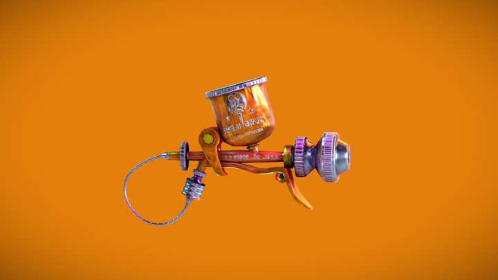 Aerospray PG (Splatoon Fanart) 3D Model