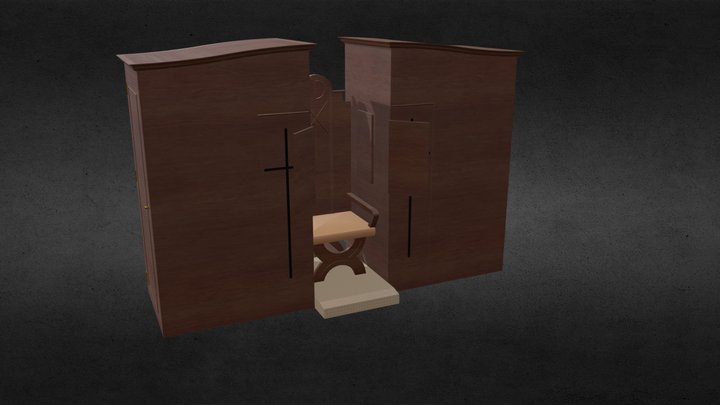 confessional 3D Model