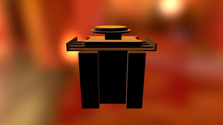 Map Table 3D Model