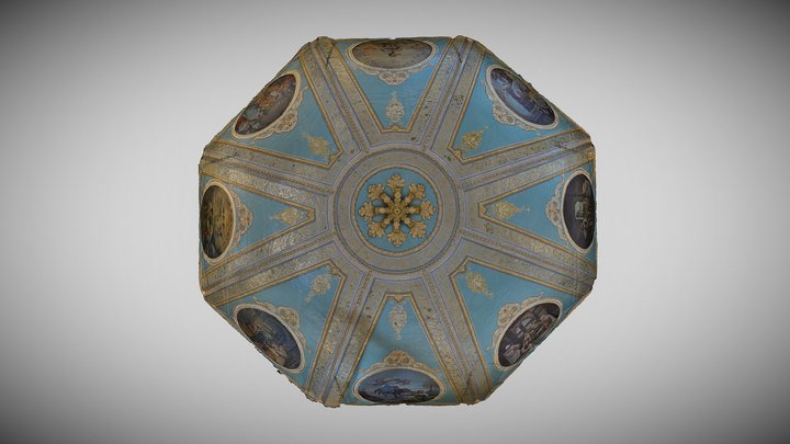 Cúpula del Templo del Señor del Salitre 3D Model