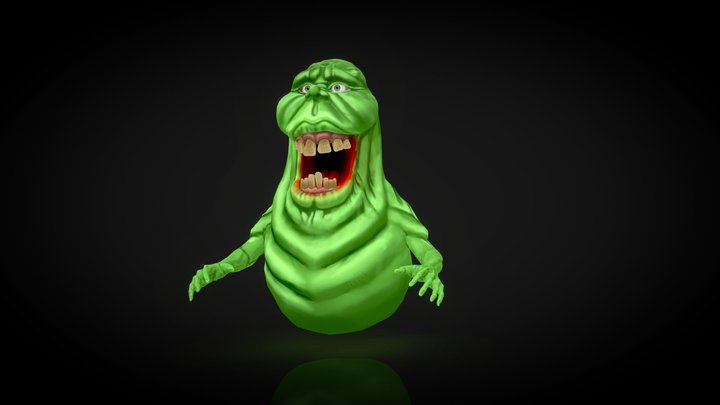 Slimer 3D Model