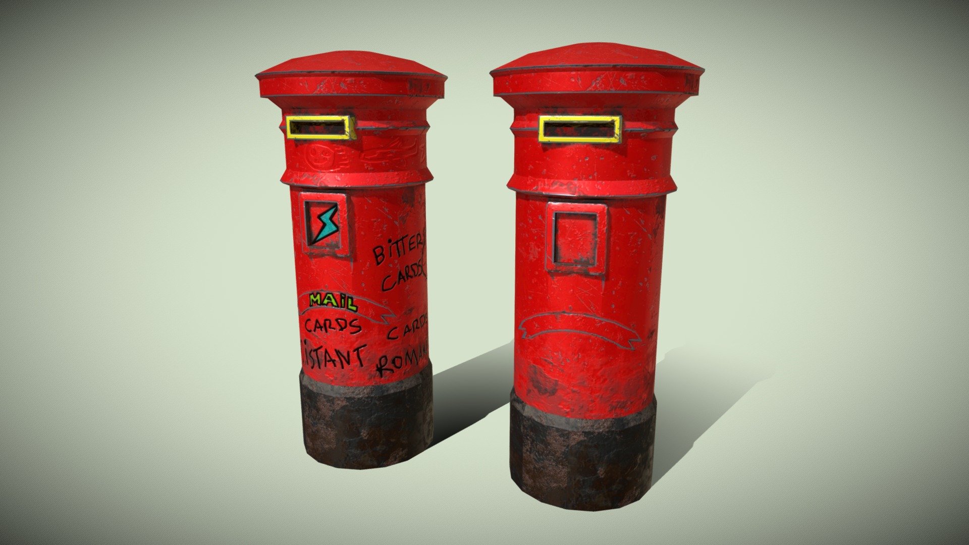 Postbox Pack - Buy Royalty Free 3d Model By Pingo (@pingotinto 