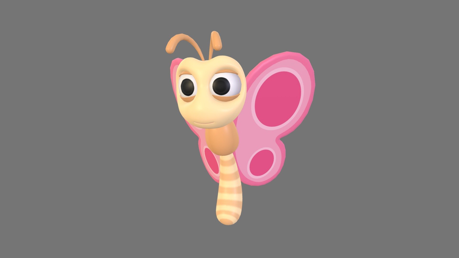 Cartoon Butterfly - Buy Royalty Free 3D model by bariacg [0de1947 ...