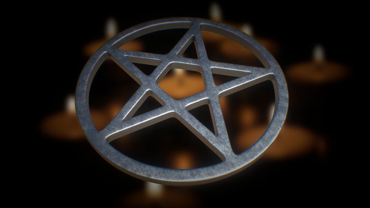 Pentacle (aka Pentagram) 3D Model