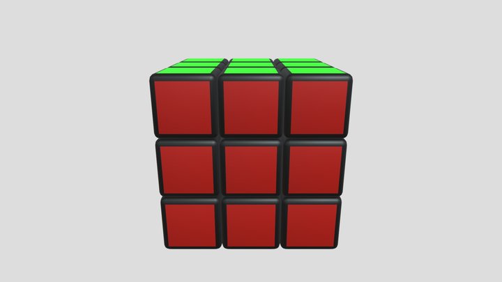 Rubik's Cube 3D Model
