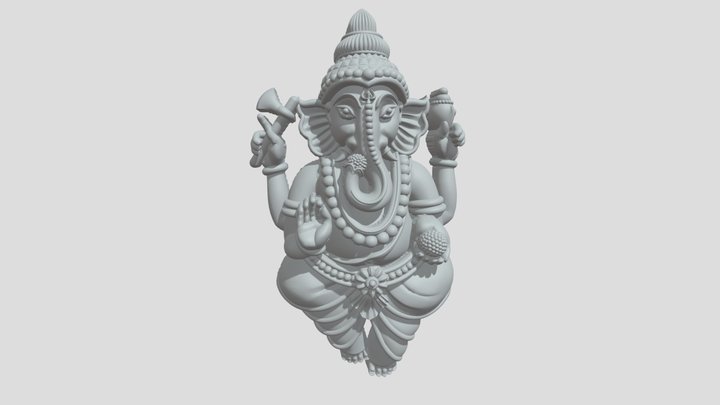 Ganesha pendant 3d print model 3D Model