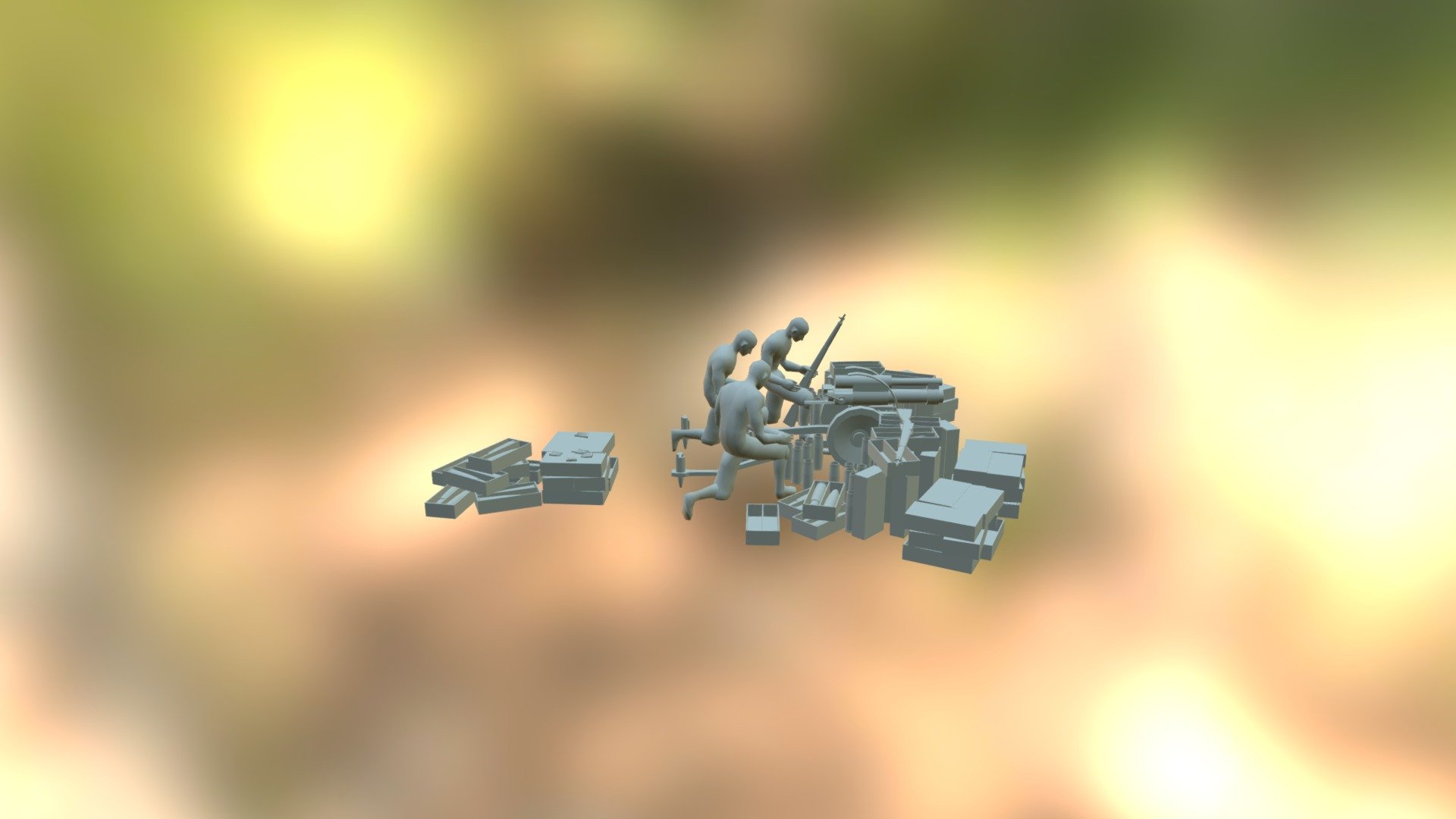 Cannon Diorama