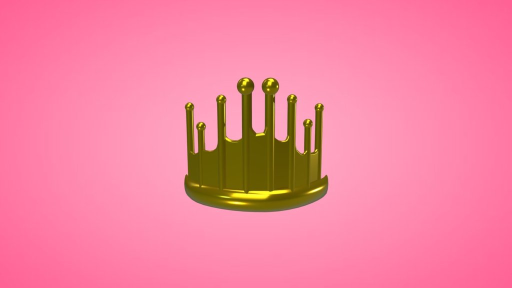Tiara hair pin