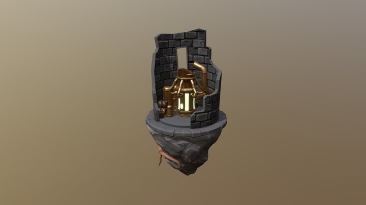 Tower in the Sky 3D Model