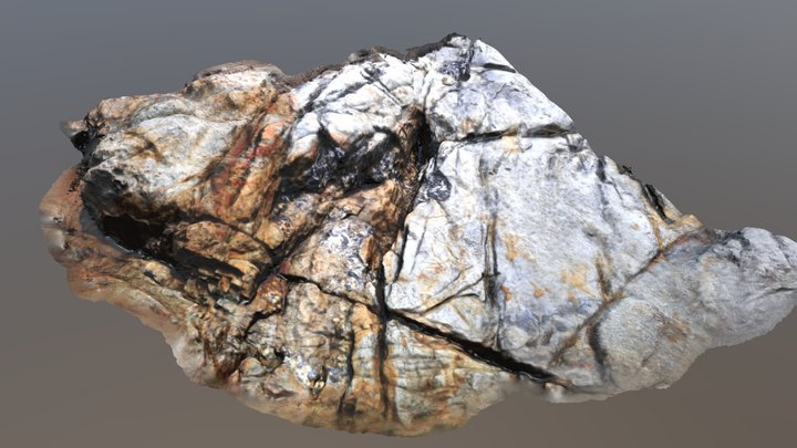 Granite - Pegmatite Outcrop, Bangka. 3D Model