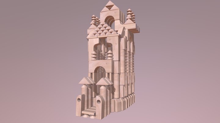 Wk7b Castle 3D Model