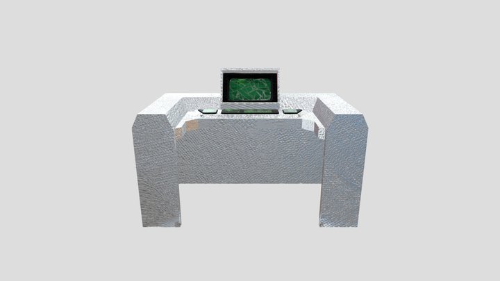 Retro SciFi Computer 3D Model