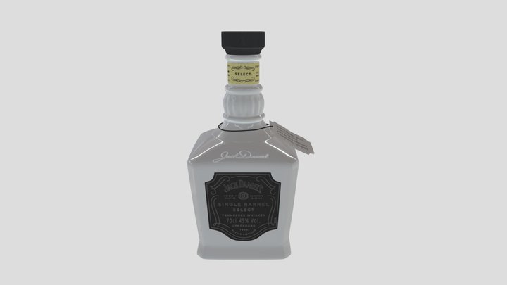 Jack Daniels Single Barrel 3D Model