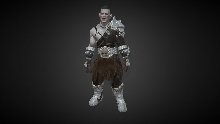 Orc Melee 3D Model