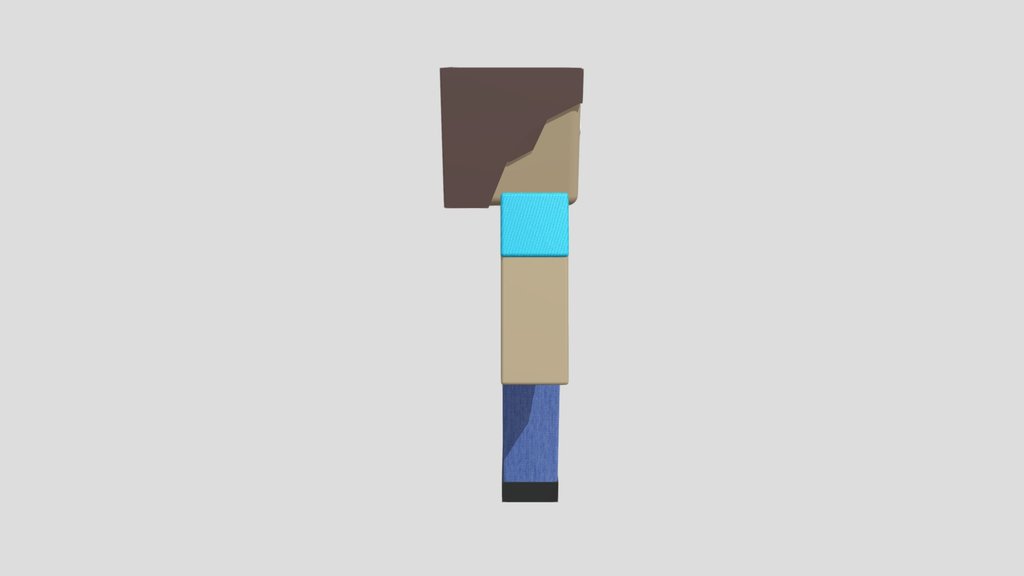 Realistic Minecraft Steve