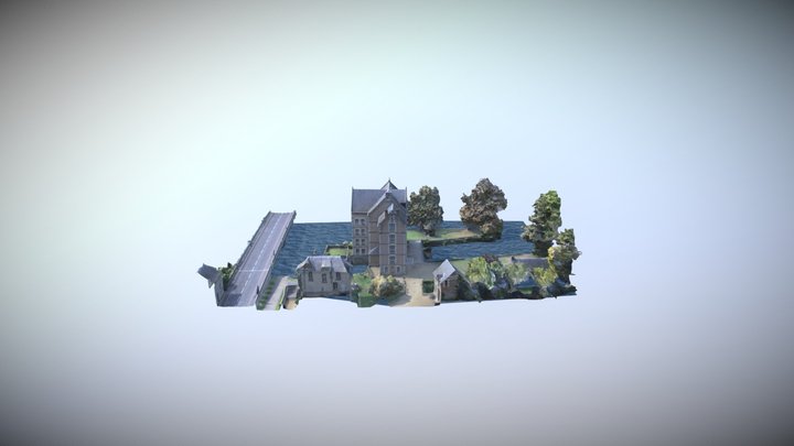 Moulin de Veigné 3D Model
