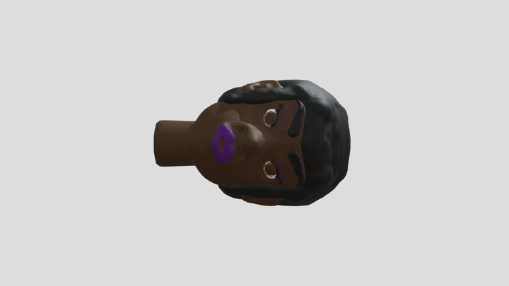 playing with  blender and it sure aint smooth 3D Model