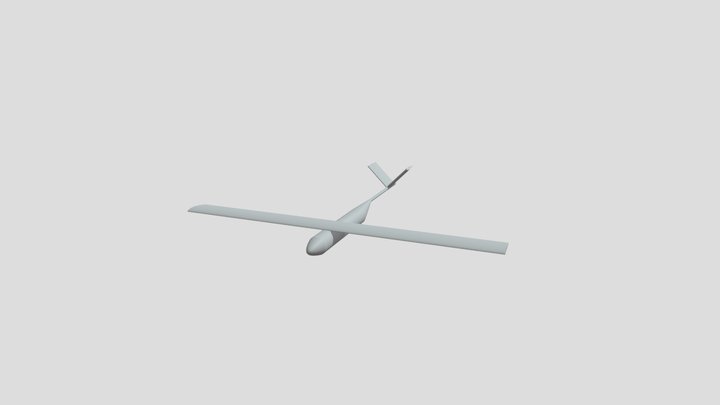 Automated Wildfire Detecting Drone Model 3D Model