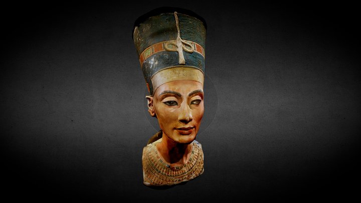 Nefertiti's bust 3D Model