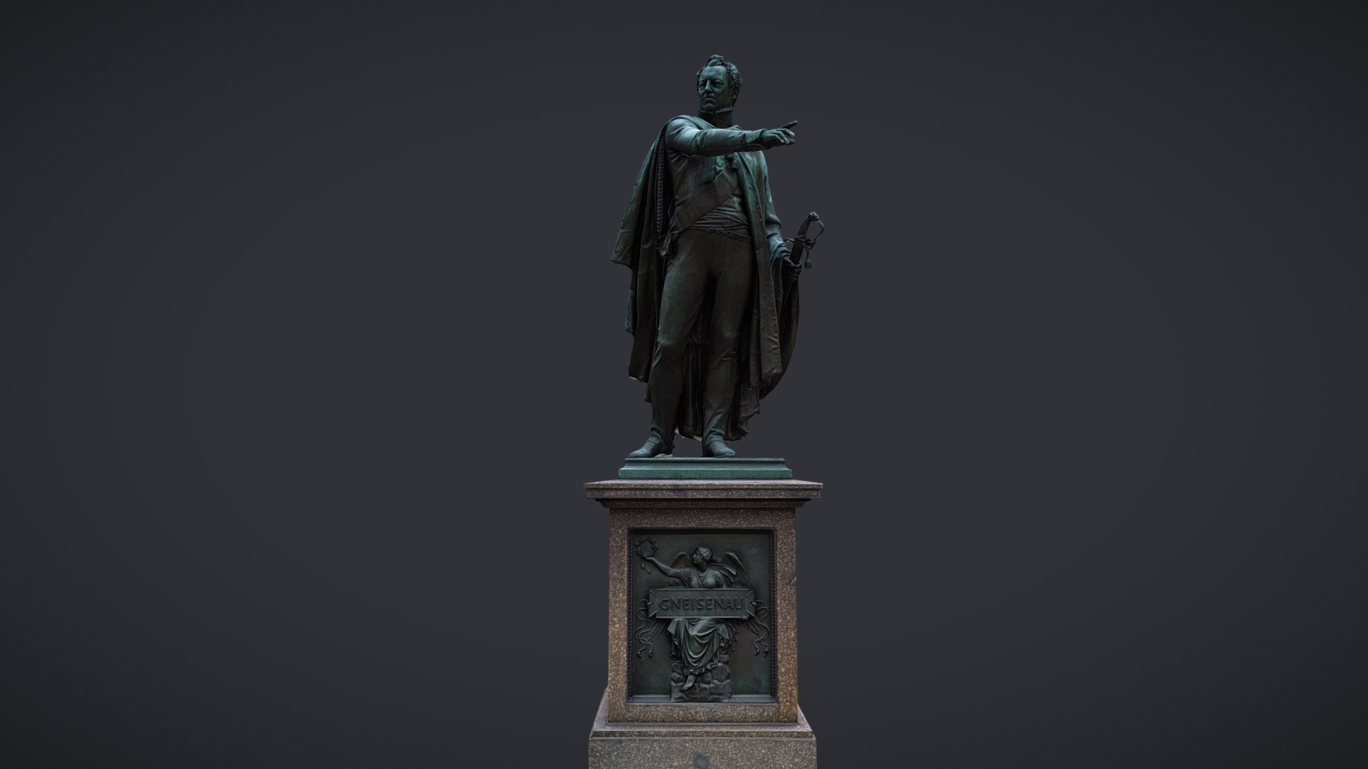 August von Gneisenau - Textured