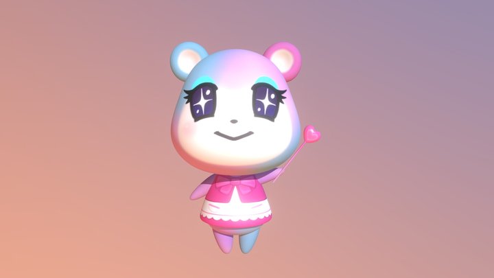 Judy Animal Crossing Model 3D Model