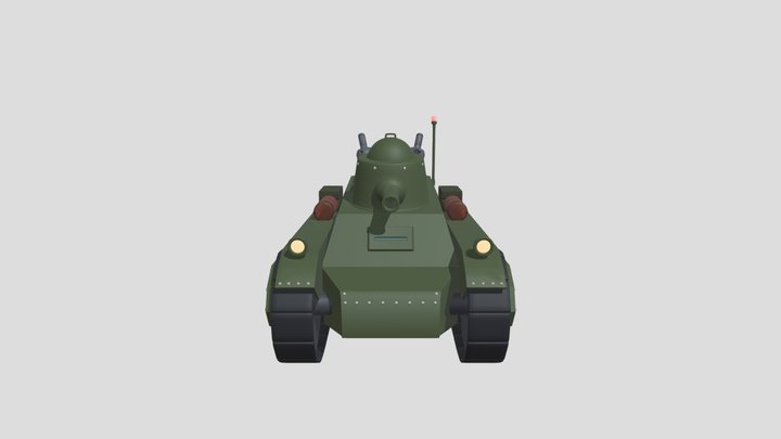 TANK. GameDev Legend 3D Model