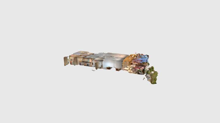 Front Line beach Torrequebrada 3D Model