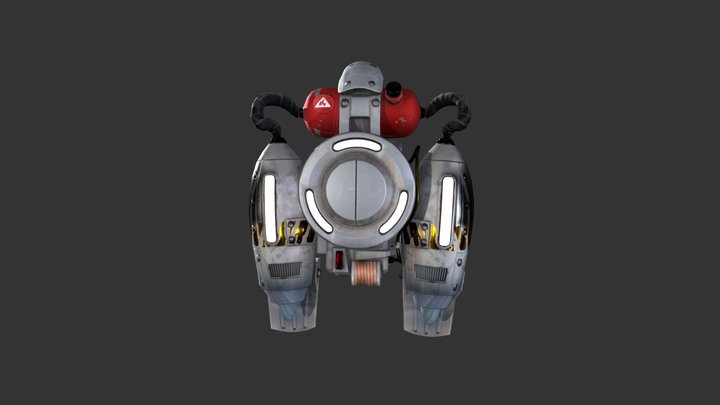 Fortnite Jetpack 3D Model