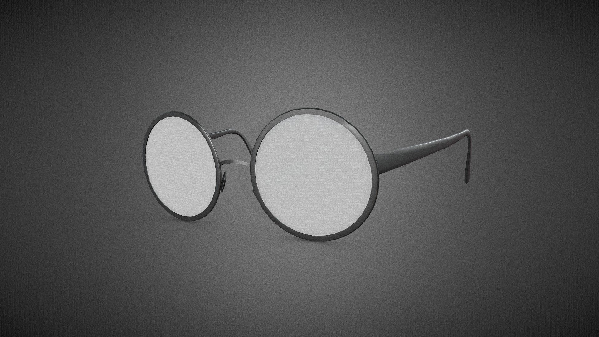 Stylized White Glasses Style 1 - Buy Royalty Free 3D model by CG ...