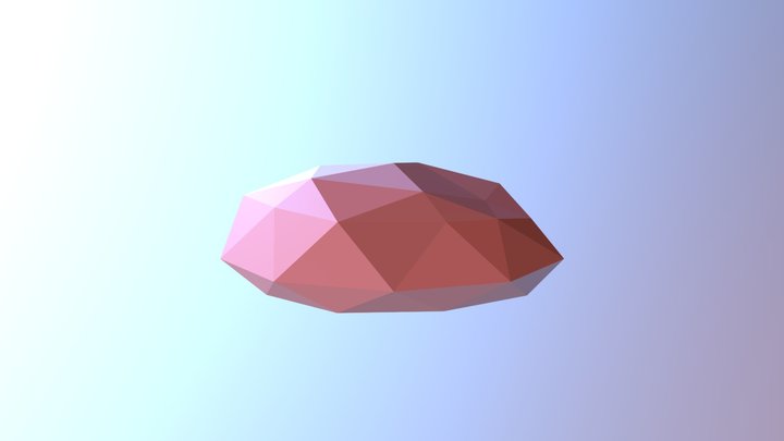 Low-Poly Rock 1 3D Model