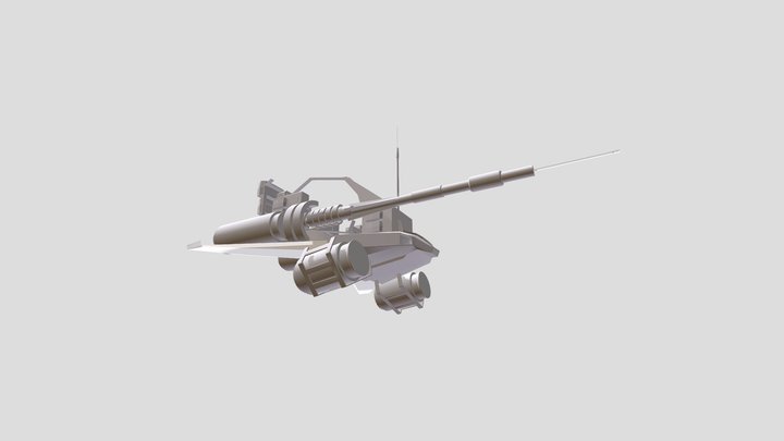 SPY DRONE FOR SCI - FI GAMES 3D Model