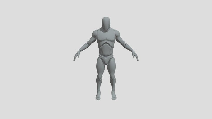 _SK_ Mannequin 3D Model
