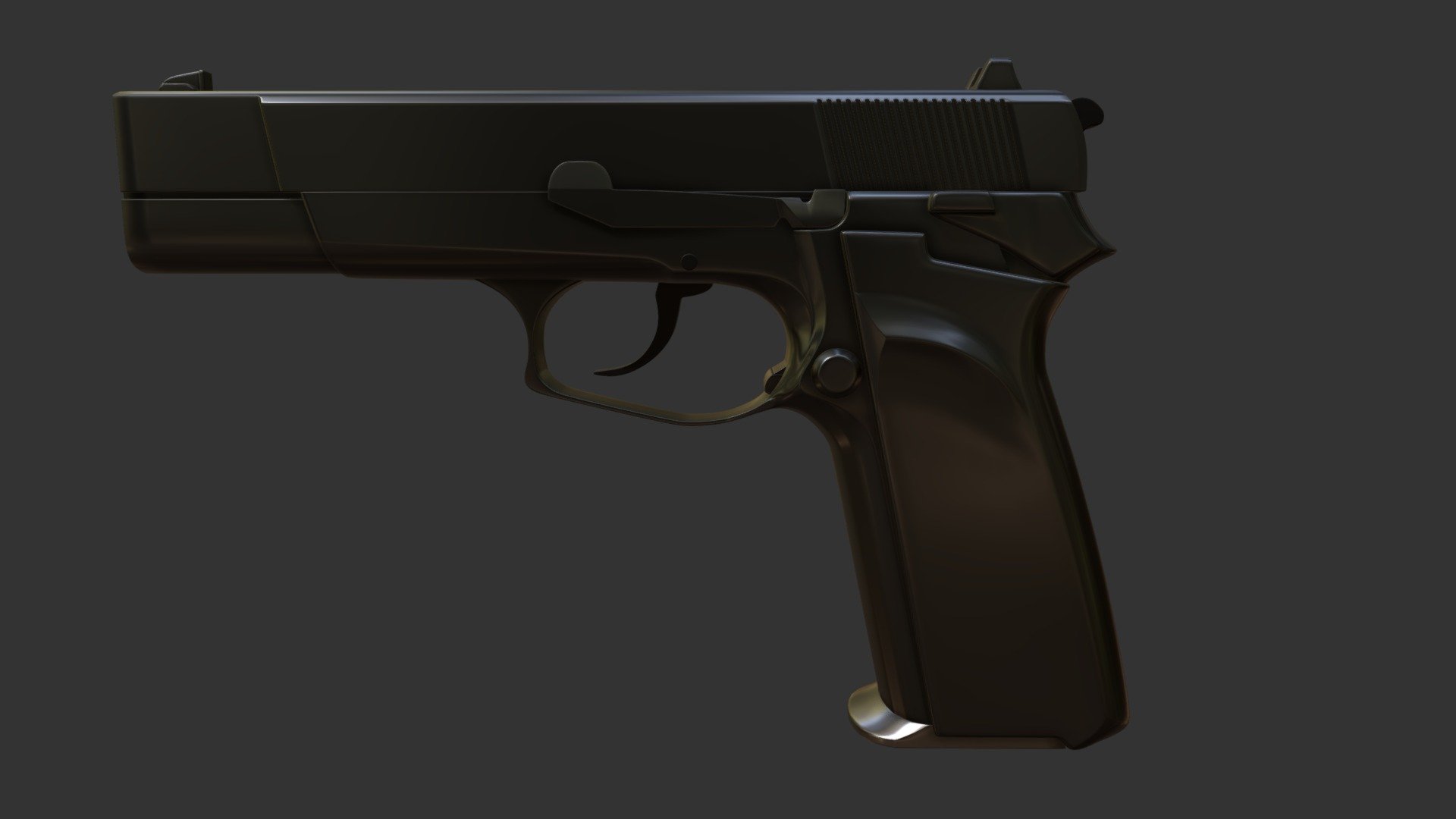 Gun - 3d Model By Musicmaker80 [0deb454] - Sketchfab