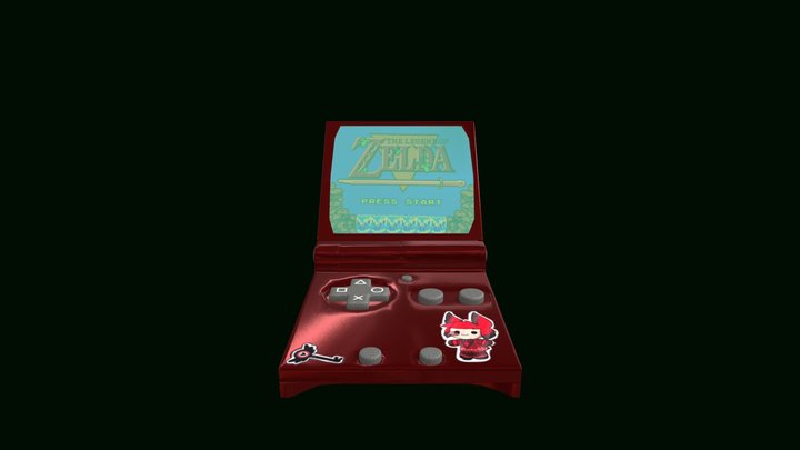 Gameboy  Final 3D Model