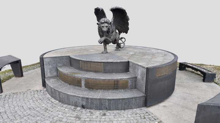 The Winged Lion Memorial 3D Model