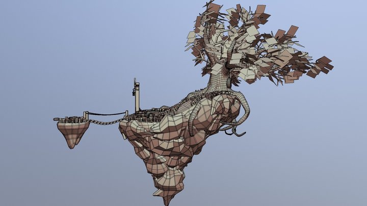 Over the Crowds - Yggdrasil 3D Model