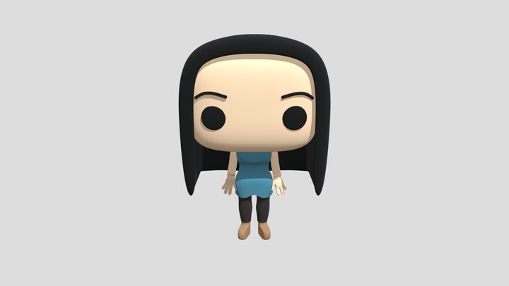 Funko gril 3D Model