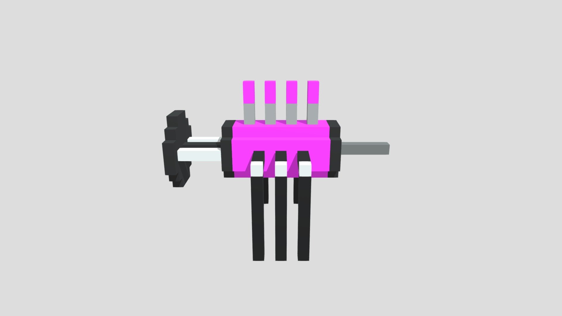 Shot Bot 3D model by Nate_Logbeck [0ded4a0] Sketchfab