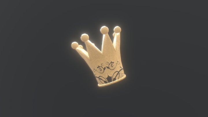 Crown Low-poly 3D Model