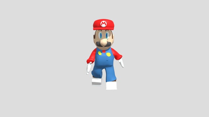 Mario Rigged 3D Model