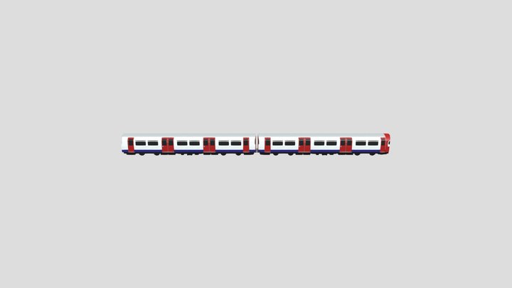 Tube Train 3D Model