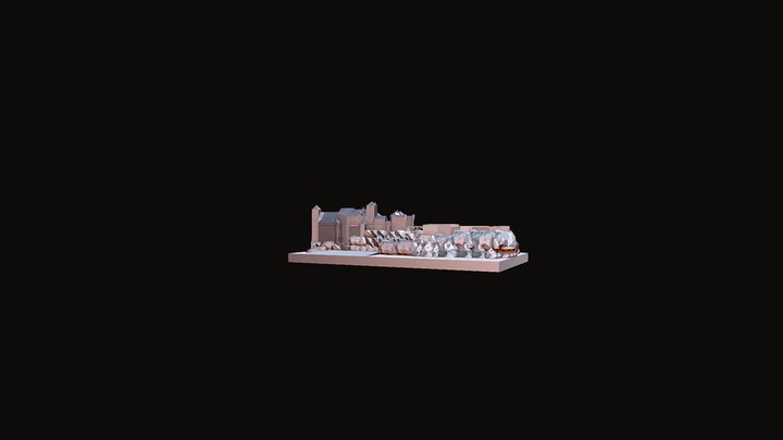 Château Saint Denis, Ornans 3D Model