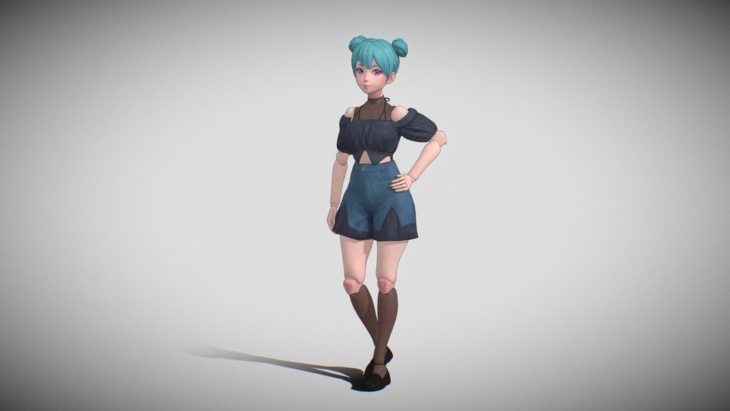 Ball Joint Doll Neon Clothing Preview