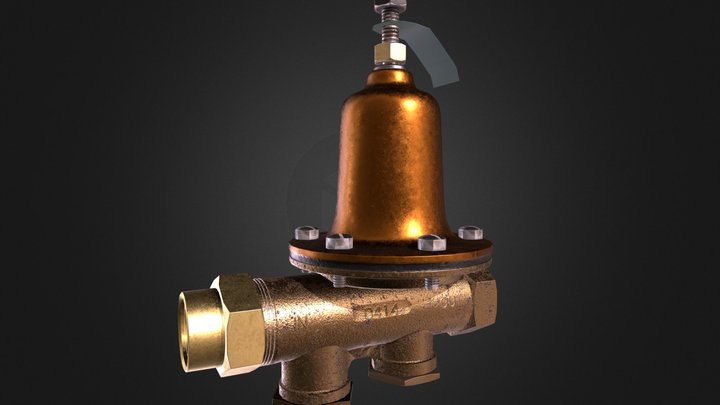 Water Pressure Reducing Valve 3D Model