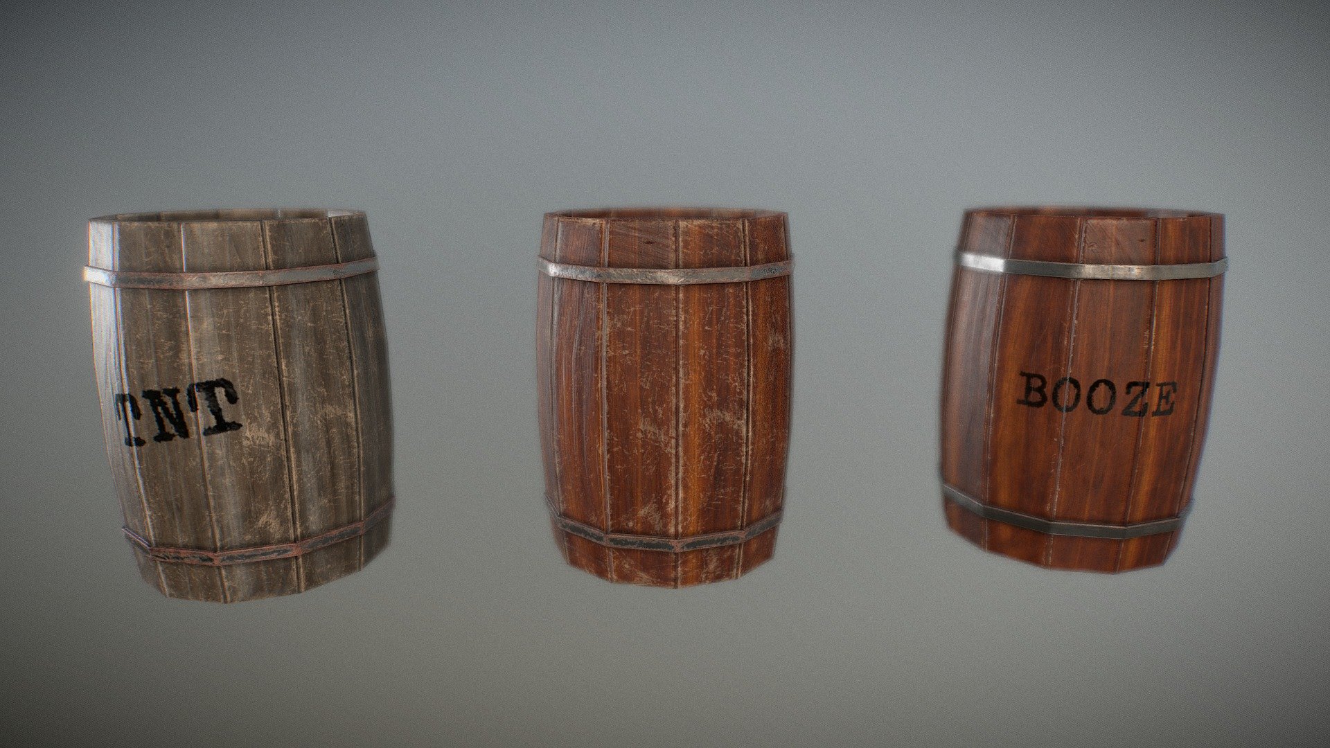 Wooden barrels