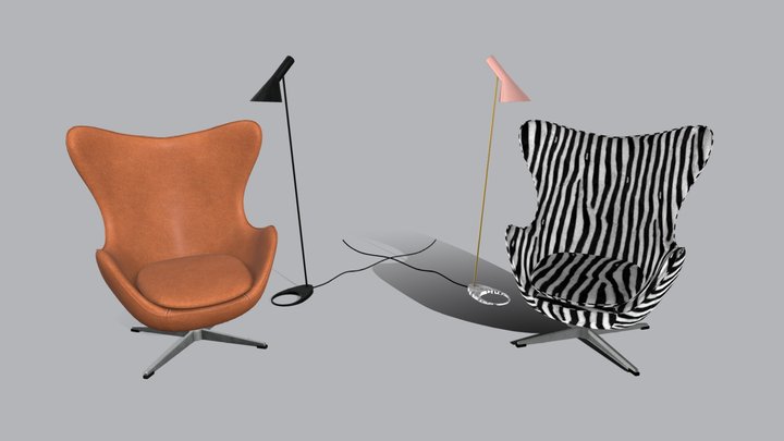 Modernism x Mempshis 3D Model