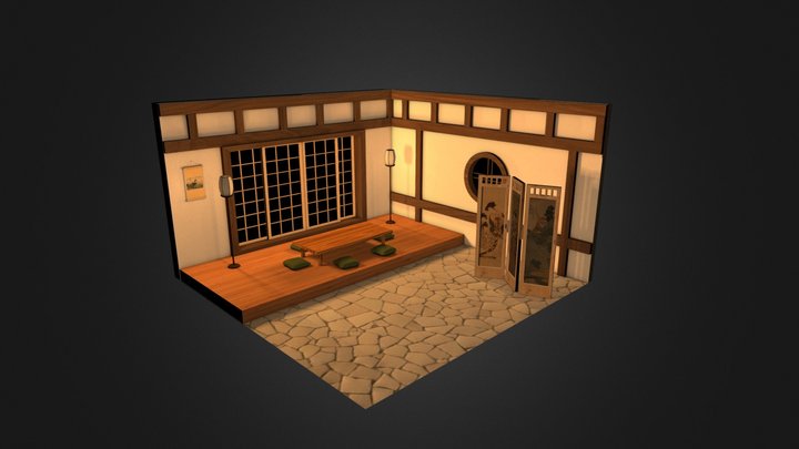 Japanese Room 3D Model