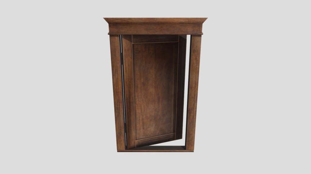 Wood Door Retro
